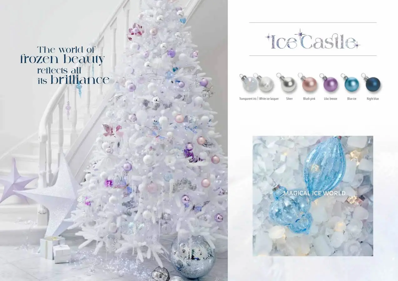 Kersttrends 2024: Ice Castle - Frozen Beauty