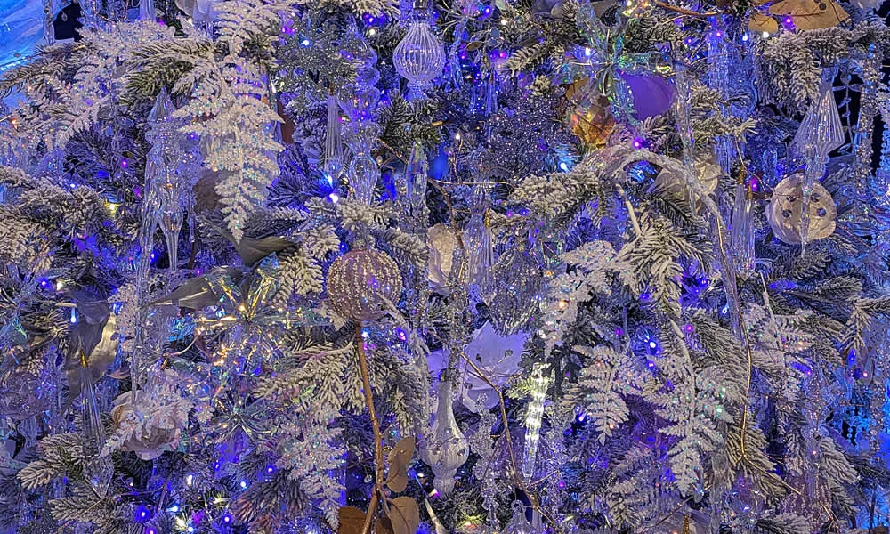 Kerstkleuren 2024 - Blauw - Wit - Paars