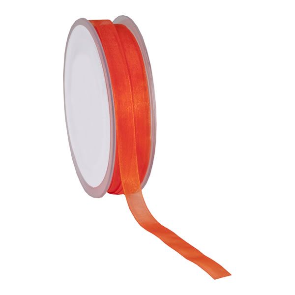 Organza Lint Oranje Mm Meter